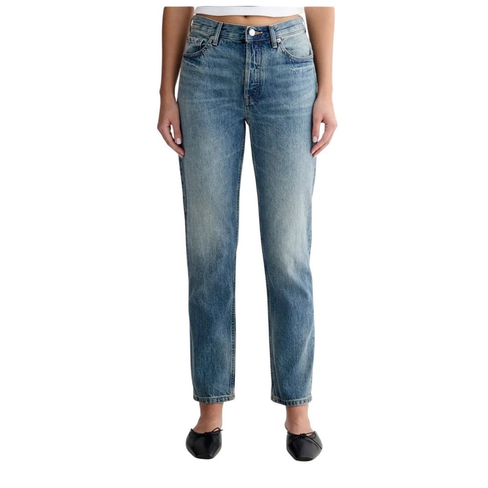 Everlane Womens 26 The 90s Cheeky Jeans Blue Organic Cotton Straight Leg
